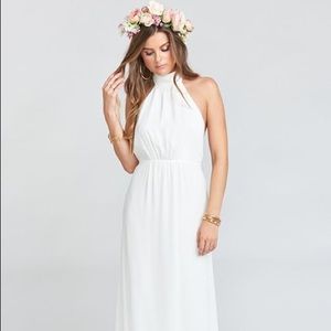 Show Me Your Mumu “Collette” collar maxi dress